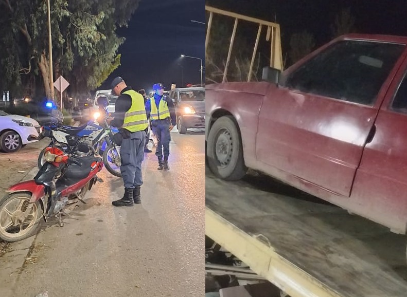 Trece motos y seis autos secuestrados en operativos en el Casco Viejo y Barrio Sarmiento thumbnail